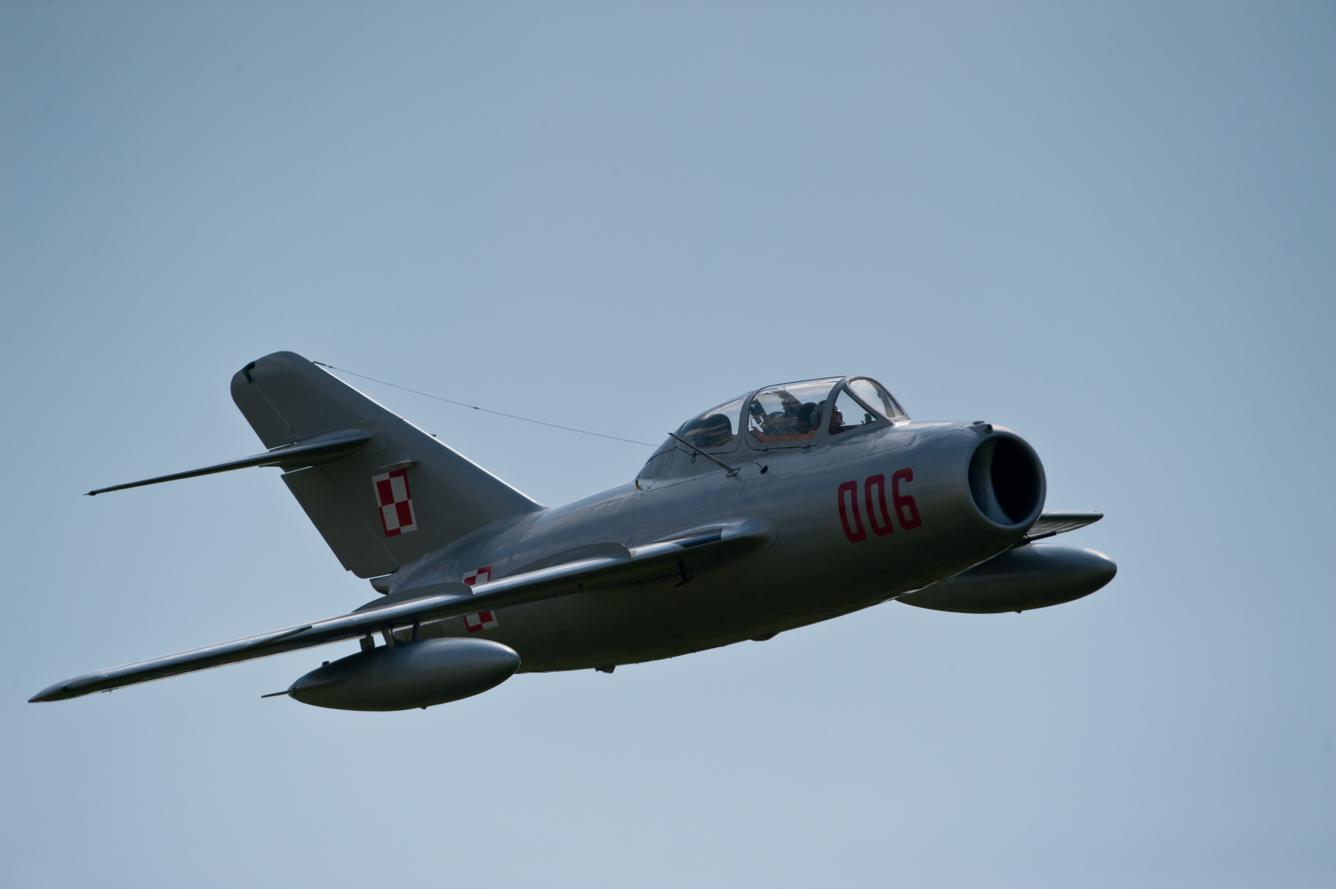 MiG-15 Fagot w powietrzu